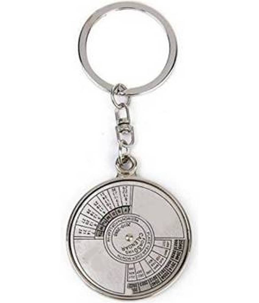 ZYZTA Premium Metallic 50 Years Calendar Key chain