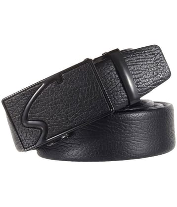 Loopa Black PU Formal Belt Pack of 1 - None