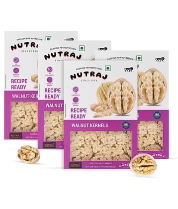 Nutraj Walnuts (Akhrot) 250 g Pack of 4