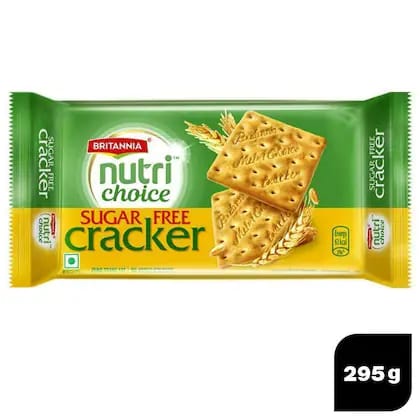 Britannia Nutri Choice Sugar Free Cracker, 295 g