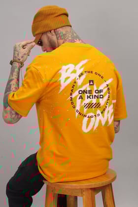Be The One Oversized Yellow T-Shirt-XL