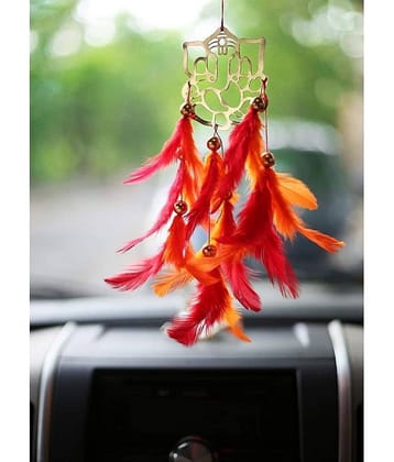 Festive Ganesha Multicolour Dream Catcher Hanging For Car And Walls (Pack of 1)