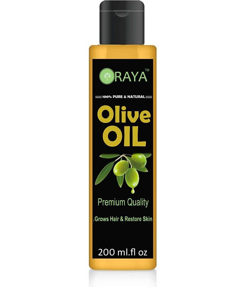 ORAYA 100% Pure & Natural Extra Light Olive Oil Hair Oil- 200 ml