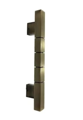 Stainless Steel Door Handles, Satin Nickel Finish, Pack of 2, Golden Gate Style