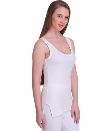 TT Cotton Blend Topwear - White