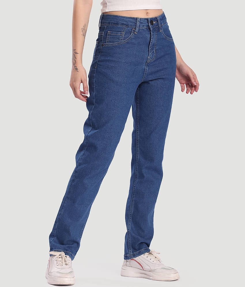 Bene Kleed Women's Slim Fit Mid-Rise Jeans ( Blue )