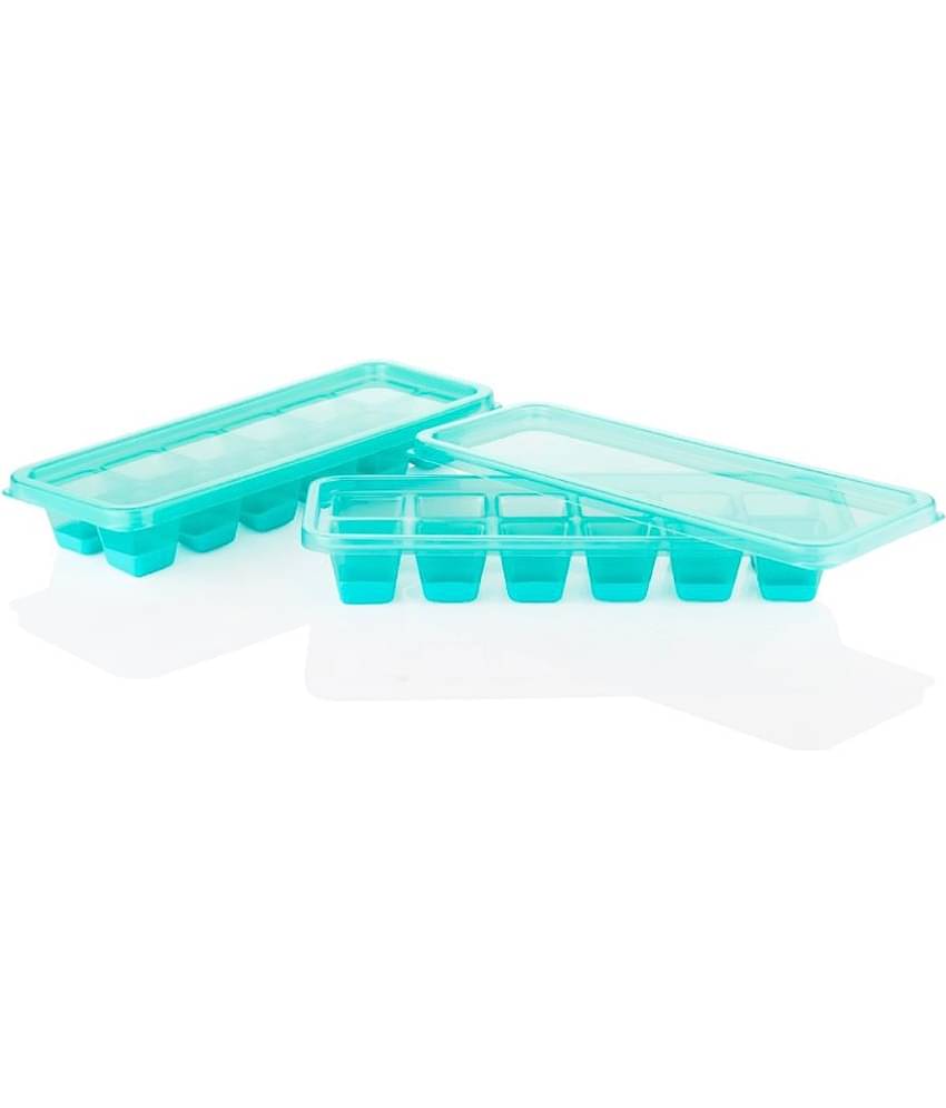 Analog kitchenware Ice Cube Tray with Lid Multicolor, 2 Pcs