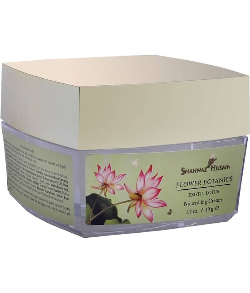 Shahnaz Husain Flower Botanics - Exotic Lotus Nourishing Cream - 40 gm