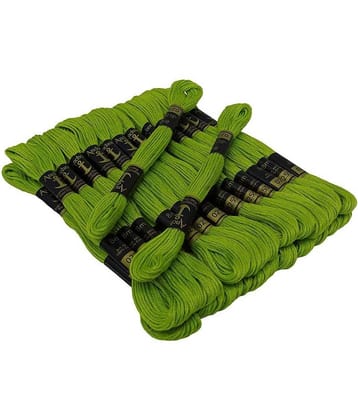 PRANSUNITA Anchor Stranded Cotton 6 Strand Cross-Stitch Hand Embroidery Stranded Cotton Craft Sewing Floss Thread, Pack of 10 (Anchor 255)