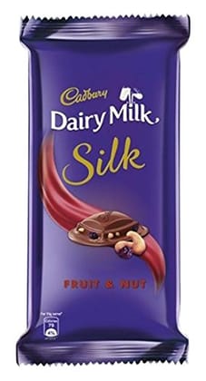 Cadbury Dairy Milk Silk Chocolate Bar, Fruit And Nut, 137G