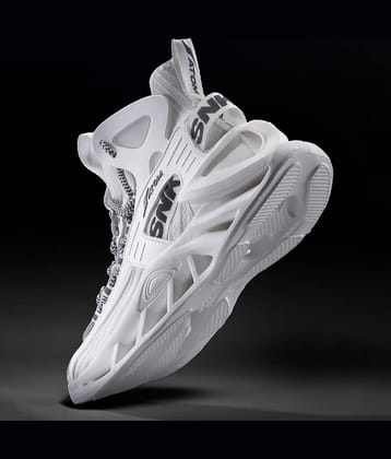 ATOM Alphabounce White Men's Sneakers