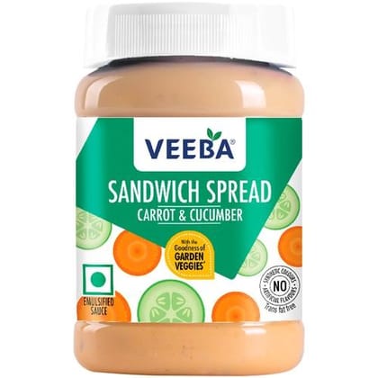 Veeba Carrot & Cucumber Sandwich Spread, 250 g
