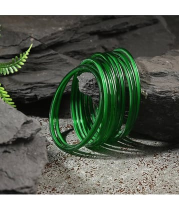 Somil Green Bangle Set ( Pack of 12 )