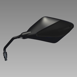 MIRROR ASSEMBLY LEFT BACK(BLACK NH-1) - Xtreme - 88120AAB000RS