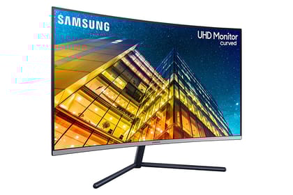 Samsung LU32R590CWWXXL 32  Curved Monitor UHD