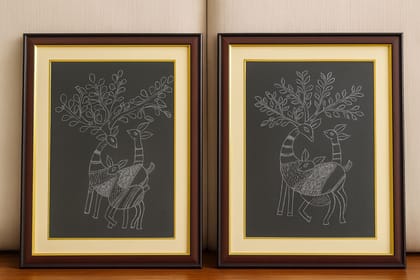 Echoes of Ash – Bastar Tribal Art (Pack of 2)
