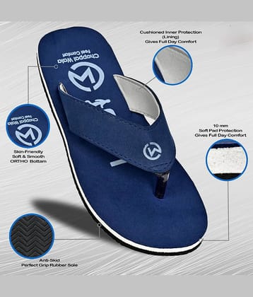 Chappal Wala Navy Men's Daily Slipper