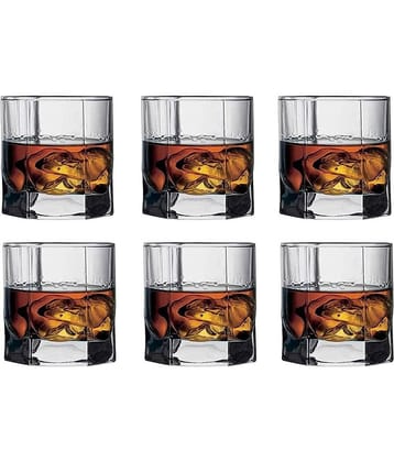 AFAST Designer Glass Glass Glasses 150 ml ( Pack of 6 )