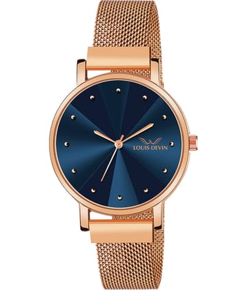 LOUIS DEVIN - Rose Gold Metal Analog Womens Watch