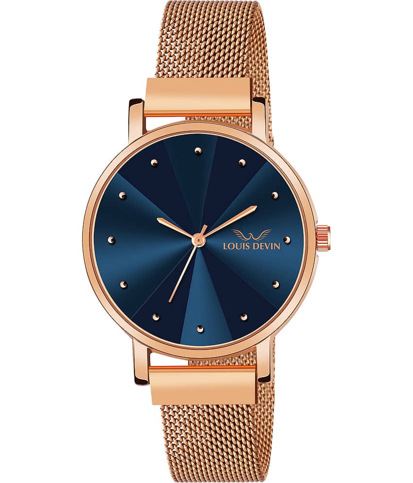 LOUIS DEVIN - Rose Gold Metal Analog Womens Watch