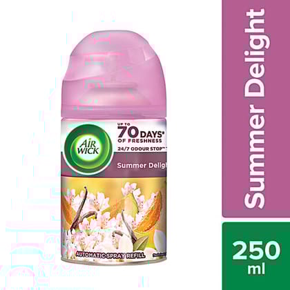 Airwick Freshmatic Automatic Air Freshener Spray Refill, Summer Delights, 250 ml