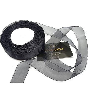 PRANSUNITA Other Sheer Chiffon Organza Satin Ribbon, for Gift Wrapping ( Pack of 1 )