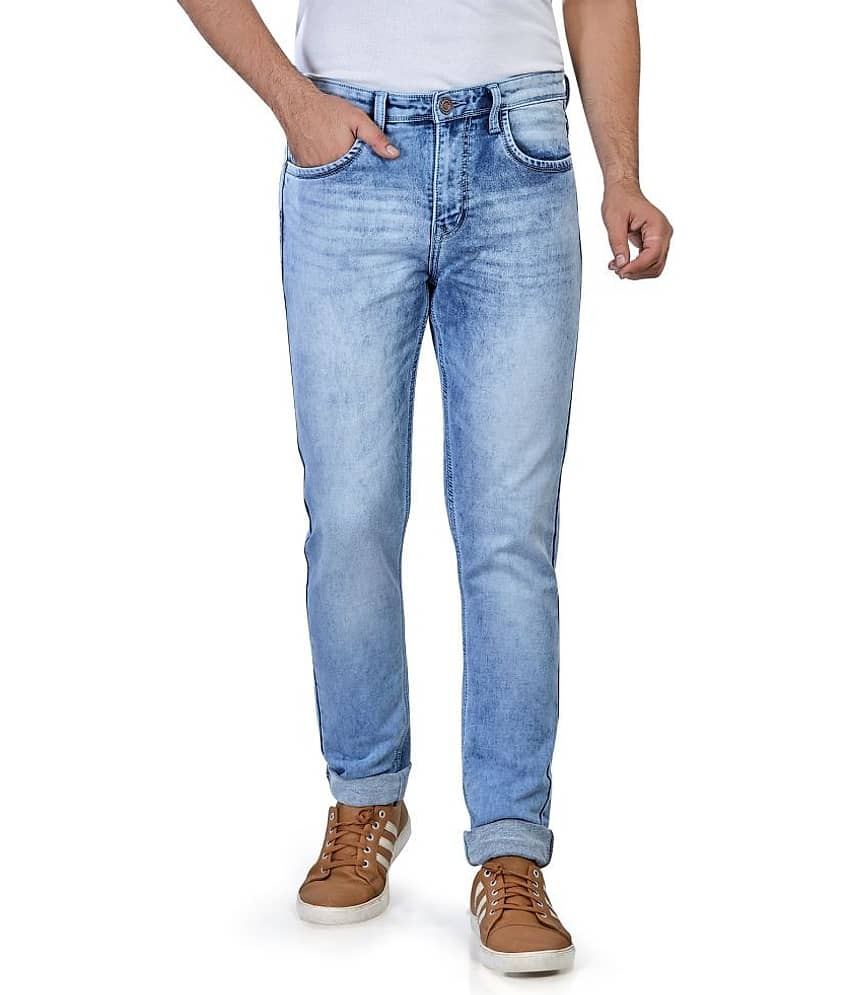HJ HASASI Blue Slim Fit Jeans