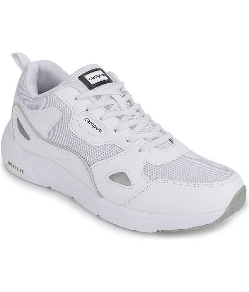Campus WISDOM White  Men's Sports Running Shoes
