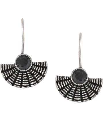 VIRAASI - Black Danglers Earrings ( Pack of 1 )