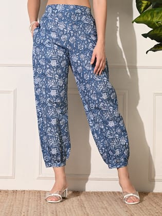 Bahara Afghani Trousers-S / Blue
