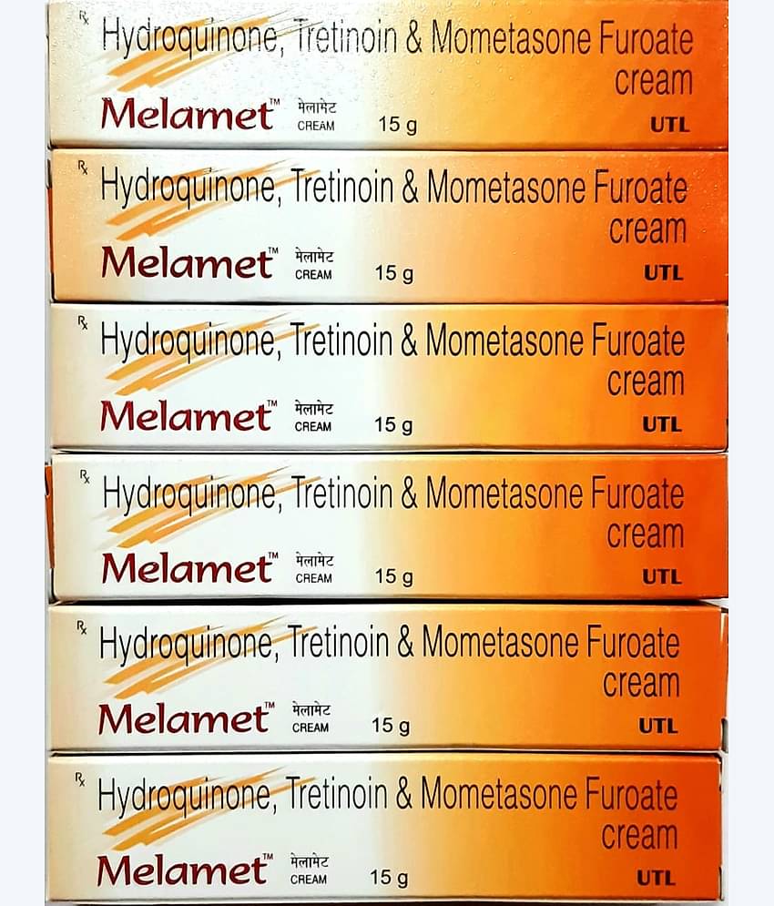 MELAMET SKIN CREAM ( PACK OF 6) Night Cream 90 gm Pack of 6