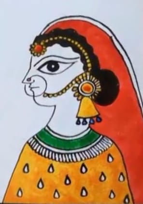 The brown box-Madhubani Painting kit,Tote Bag Painting kit,DIY kit,Craft kit for Kids and Adults,Birthday Gift,Return Gift,Navratri Gift for Kanya/Kanjak