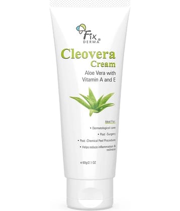 Fixderma Cleovera Skin moisturizer with Aloe vera reduces inflammation & redness 60g, (Pack of 1)