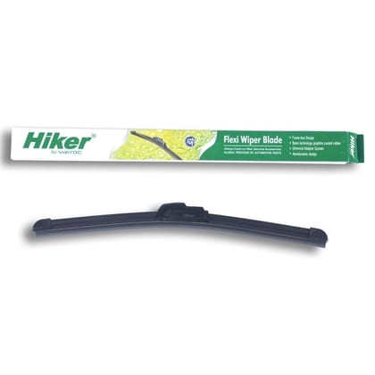 VARROC Wiper Blade Frameless 381 mm 15 in | Smooth & Silent Cleaning | Works in All Weathers | Anti-Corrosion Frame | Size 15-Inch