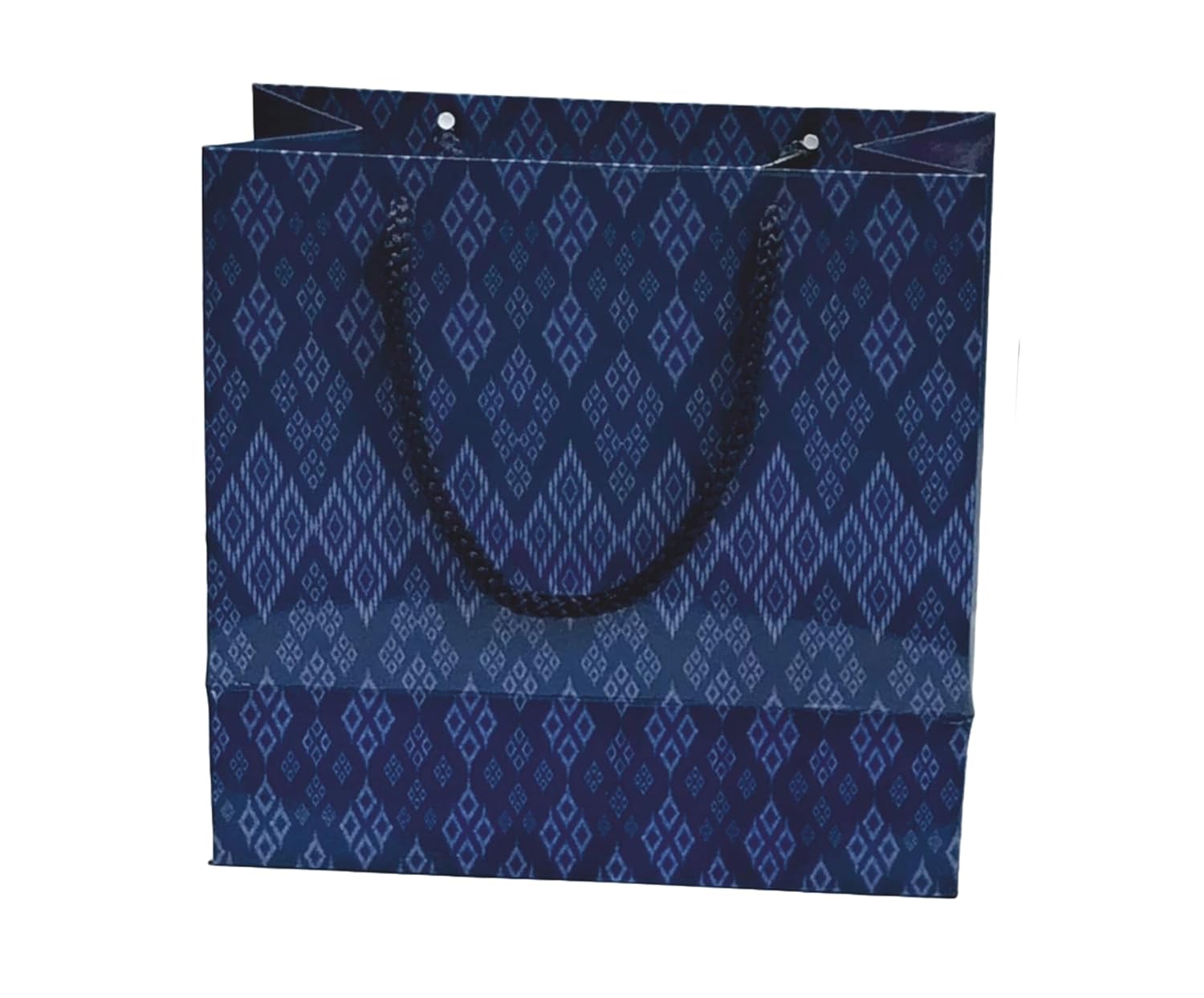 200 GSM Gloss Lamination Celebration Paper Gift Bags, Ideal for Birthday Return Gifts, Wedding Gifts, & Gifting on Special Occasions (Navy Blue, Size: 6.5 x 6.3 x 3.2 inch) - 5