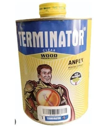 ADISON Termite Terminator Wood Preservative, 1 Litre Solution, Makes Wood Termite-Proof, Ideal for Protecting Furniture and Structures, Long-Lasting Protection Against pests