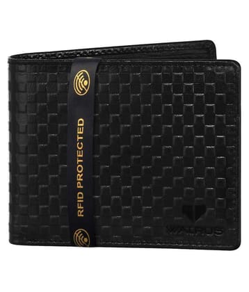 Walrus Leather Black Casual Regular Wallet