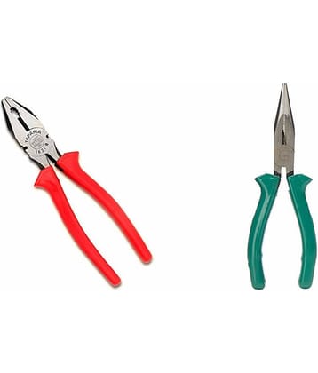 TAPARIA 2 Hand Tool Combo Plier 205 mm/Long Nose Plier 165 mm (1420-6)