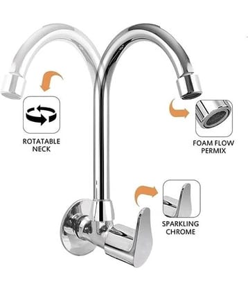 Getchi Steel Kitchen Sink Tap (Sink Cock)