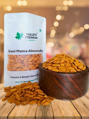 Valleys Premium Irani Mamra Almonds 800 Grams Valleys Premium Irani Mamra Almonds 800 Grams