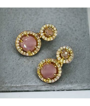 Charms Red Stud Earrings ( Pack of 1 )