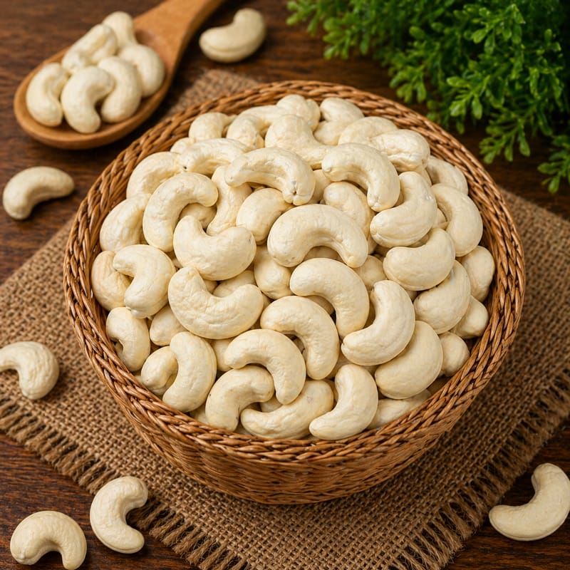 Cashew 210 Count (250g) | Rich, Creamy Taste & Crunchy Texture | Healthy Snacking & Cooking