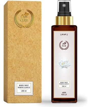 AGRI CLUB - White Lotus Body Mist For Men,Women 200 ml ( Pack of 1 )