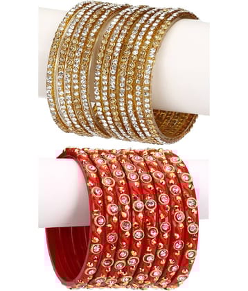 Somil Designer Wedding Fancy Glass Bangle Set For Party, Marriage, Function And Daily Use