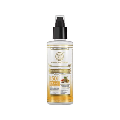 Khadi Natural Sunscreen Moisturising Lotion - SPF 50 - 100ml Khadi Natural Sunscreen Moisturising Lotion - SPF 50 - 100ml