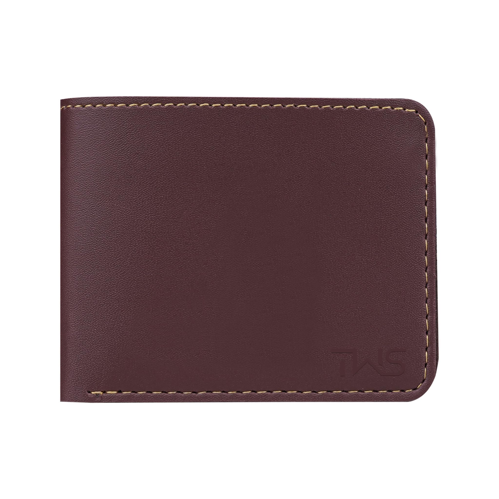 The Wallet Store Vegan Leather Wallet For Men - Brown