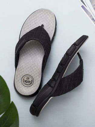 Big Fox - Black Mens Thong Flip Flop - None
