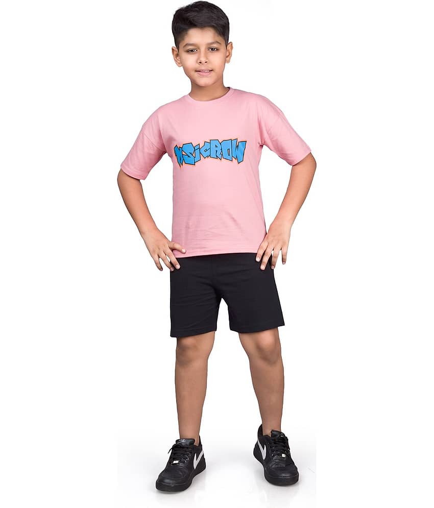 Billyball Pack of 1 Boys Cotton T-Shirt & Shorts Set ( Multicolor 10 )