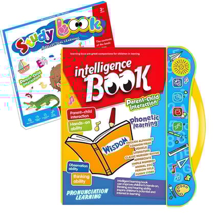 MM TOYS ELECTRONIC KIDS INTELLECTUAL E LEARNING BOOK WITH READING AND SOUND WITH TOUCH FOR 1 YEAR TO 5 YEAR BOY AND GIRLS