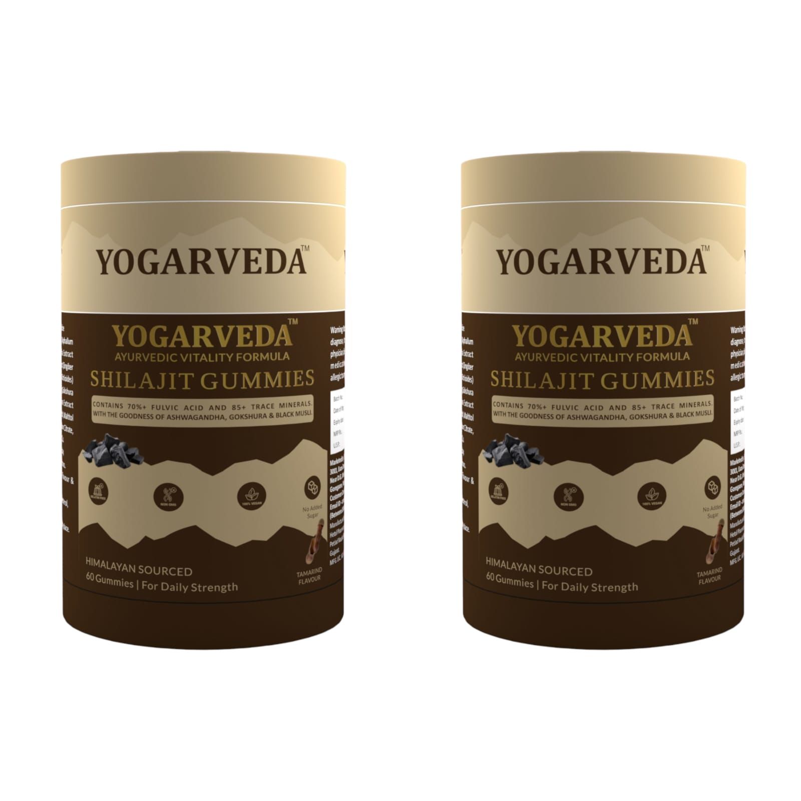 YOGARVEDA SHILAJIT GUMMIES  (Pack of 4, 120 Tablets)